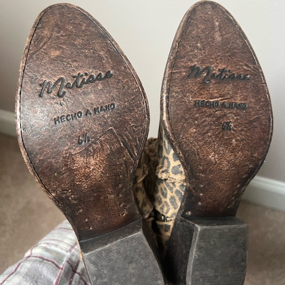 Matisse Cheetah Sibel Ankle Boots - Picture 4 of 4